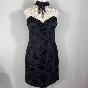 Jessica McClintock Halter Mini Dress Women's Large B